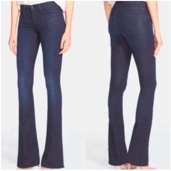 AYR The Skinny Flare Jeans in Dark Wash Made in the USA Size 31/32 - Picture 1 of 13